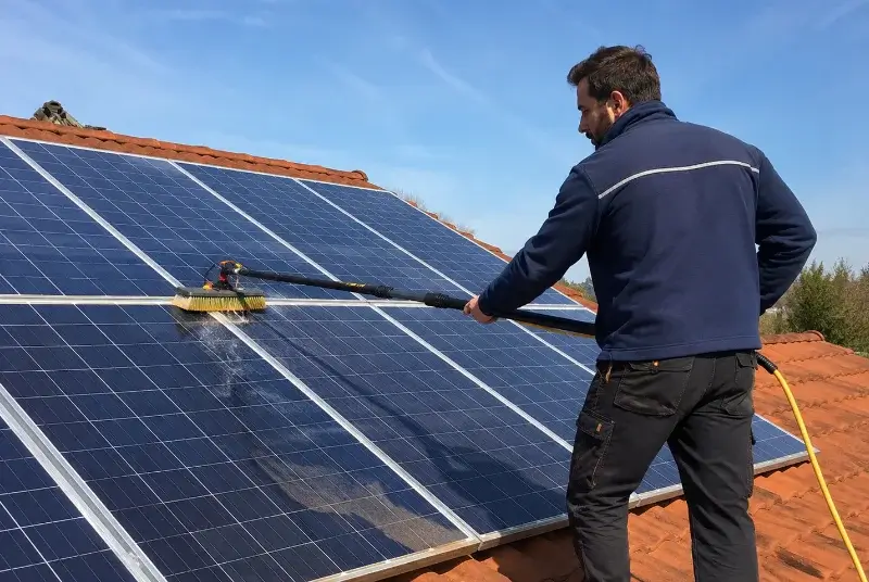 Nettoyage et entretien de panneaux solaires à Pollestres