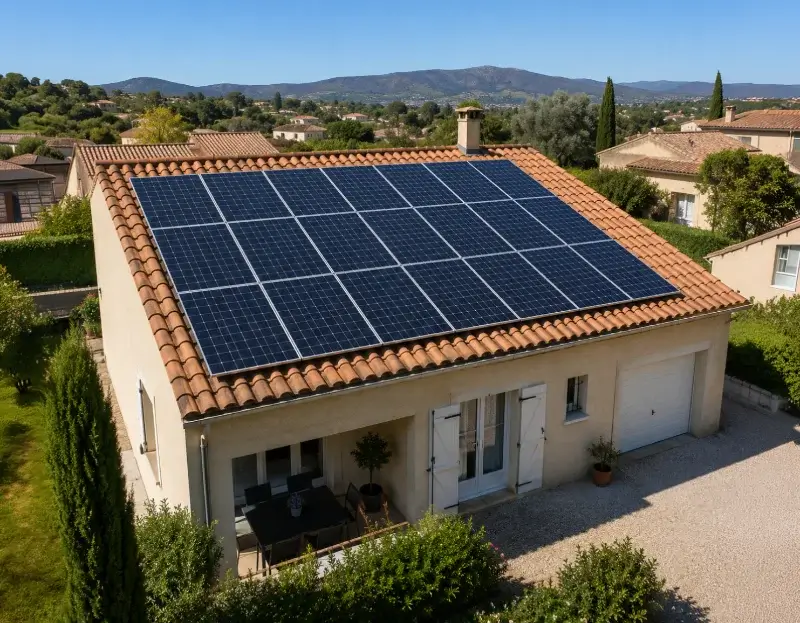 Prime à l'autoconsommation panneaux solaires Pollestres — aide financière de l'État